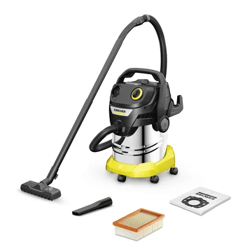 Karcher KWD 5 S V-25/5/22 (BSY) EU Száraz-nedves porszívó acél tartállyal Karcher KWD 5 S V-25/5/22 (BSY) EU Száraz-nedves porszívó acél tartállyal