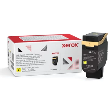Xerox C325 toner Yellow 5500 oldalra Xerox C325 toner Yellow 5500 oldalra