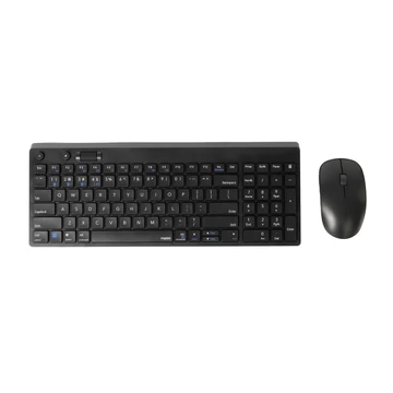 Rapoo Szett 8050T bluetooth (3.0+4.0) + 2,4Ghz vezeték nélküli billentyűzet + egér fekete Rapoo Szett 8050T bluetooth (3.0+4.0) + 2,4Ghz vezeték nélküli billentyűzet + egér fekete