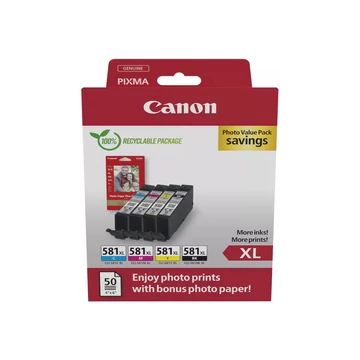 Canon CLI-581XL Tintapatron Multipack Photo 4x8,3ml Canon CLI-581XL Tintapatron Multipack Photo 4x8,3ml
