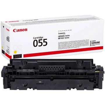 Canon CRG055 Toner Yellow 2.100 oldal kapacitás Canon CRG055 Toner Yellow 2.100 oldal kapacitás