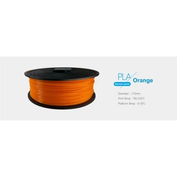 3D FILAMENT 1,75mm PLA Narancssárga /1kg-os tekercs/ 3D FILAMENT 1,75mm PLA Narancssárga /1kg-os tekercs/