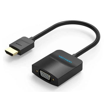 Vention HDMI -> VGA, 0,15m, fekete, konverter Vention HDMI -> VGA, 0,15m, fekete, konverter