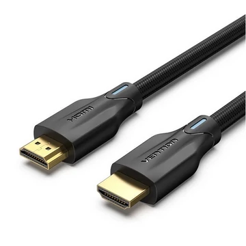 Vention HDMI (8K, szövet, fekete), 1m, kábel Vention HDMI (8K, szövet, fekete), 1m, kábel