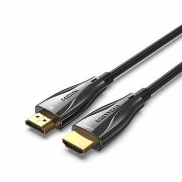 Vention HDMI/M -> HDMI/M HD, (8K, optikai kábel, fekete, 1080P@160Hz /2K@144Hz /4K@120Hz / 8K@60Hz, Átviteli sebesség: 48Gbps), 25m, kábel Vention HDMI/M -> HDMI/M HD, (8K, optikai kábel, fekete, 1080P@160Hz /2K@144Hz /4K@120Hz / 8K@60Hz, Átviteli sebesség: 48Gbps), 25m, kábel