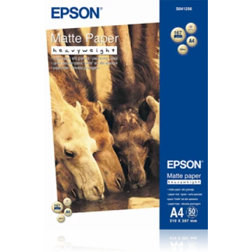 Epson matt vastag fotópapír (A4, 50 lap, 167g) Epson matt vastag fotópapír (A4, 50 lap, 167g)