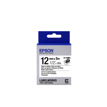 Epson LK-4WBQ címkeszalag Black/White 12mm (5m) Epson LK-4WBQ címkeszalag Black/White 12mm (5m)