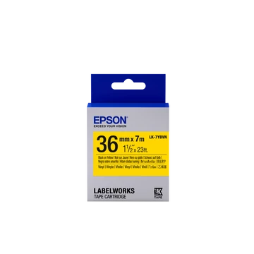 Epson LK-7YBVN címkeszalag Black/Yellow 36mm szalag(7m) Epson LK-7YBVN címkeszalag Black/Yellow 36mm szalag(7m)