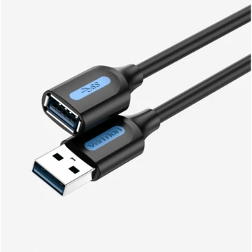 Vention USB-A 3.0/M -> USB-A 3.0/F,  (hosszabbító,PVC), 2m, kábel Vention USB-A 3.0/M -> USB-A 3.0/F,  (hosszabbító,PVC), 2m, kábel