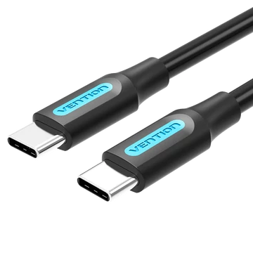 Vention USB-C 2.0/M, 1,5m, (fekete,PVC), kábel Vention USB-C 2.0/M, 1,5m, (fekete,PVC), kábel