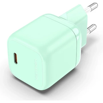 Vention USB-C (1port,30W, zöld) ,töltő Vention USB-C (1port,30W, zöld) ,töltő