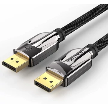 Vention Displayport/M -> Displayport/M (fekete), 3m,  kábel Vention Displayport/M -> Displayport/M (fekete), 3m,  kábel