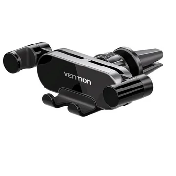 Vention telefon ( mechanikus rögzítéses, szellőzőrácsra, autós, fekete), tartó Vention telefon ( mechanikus rögzítéses, szellőzőrácsra, autós, fekete), tartó