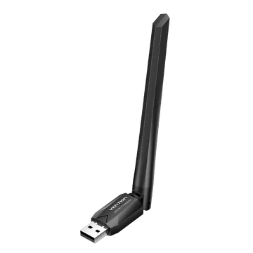 Vention AC650 USB Wifi adapter Dual Band + Antenna (fekete), adapter Vention AC650 USB Wifi adapter Dual Band + Antenna (fekete), adapter