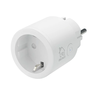 Deltaco SMART HOME SH-P01 időzítős kapcsoló aljzat, WiFi, 1xCEE 7/3, 10A,  220-240V, fehér Deltaco SMART HOME SH-P01 időzítős kapcsoló aljzat, WiFi, 1xCEE 7/3, 10A,  220-240V, fehér
