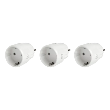Deltaco SMART HOME SH-P01M aljzat, kapcsoló, LED jelzőfény, WiFi 2,4 GHz, 1xCEE 7/3, 10A, időzítő, fehér 3db/csomag Deltaco SMART HOME SH-P01M aljzat, kapcsoló, LED jelzőfény, WiFi 2,4 GHz, 1xCEE 7/3, 10A, időzítő, fehér 3db/csomag