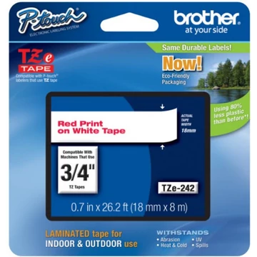 Brother TZe-242 18 mm széles 8 m hosszú szalagkazetta Brother TZe-242 18 mm széles 8 m hosszú szalagkazetta