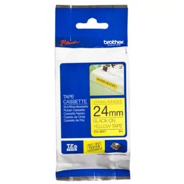 Brother TZe-S651 24 mm széles 8 m hosszú szalagkazetta Brother TZe-S651 24 mm széles 8 m hosszú szalagkazetta