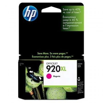 HP CD973AE Tintapatron Magenta 700 oldal kapacitás No.920XL HP CD973AE Tintapatron Magenta 700 oldal kapacitás No.920XL