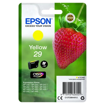 Epson T2984 Tintapatron Yellow 3,2ml No.29 Epson T2984 Tintapatron Yellow 3,2ml No.29