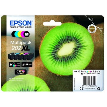 Epson T02G7 Tintapatron Multipack 47,2ml No.202XL Epson T02G7 Tintapatron Multipack 47,2ml No.202XL