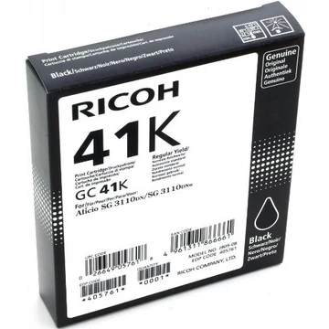 Ricoh SG3110 gél Black (Eredeti)  GC41 Ricoh SG3110 gél Black (Eredeti)  GC41