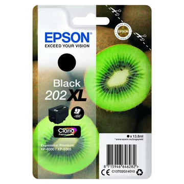 Epson T02G1 Tintapatron Black 13,8ml No.202XL Epson T02G1 Tintapatron Black 13,8ml No.202XL