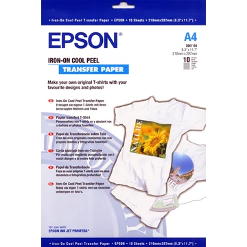 Epson vasalható fotópapír (A4, 10 lap, 124g) Epson vasalható fotópapír (A4, 10 lap, 124g)