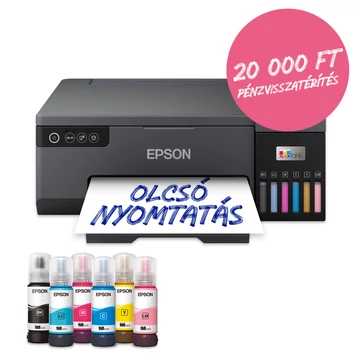 Epson EcoTank L8050 A4 színes tintasugaras fotónyomtató Epson EcoTank L8050 A4 színes tintasugaras fotónyomtató