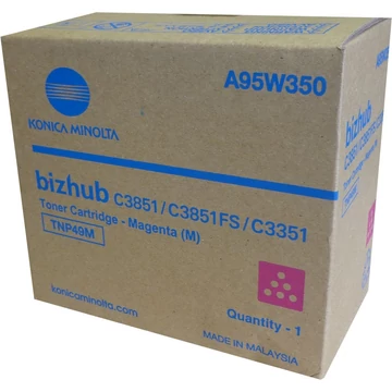 Konica-Minolta TNP49M Toner Magenta 12.000 oldalra Konica-Minolta TNP49M Toner Magenta 12.000 oldalra