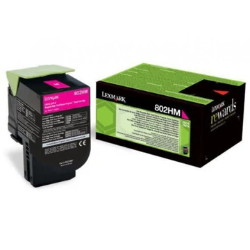Lexmark CX410/510 High Return Toner Magenta 3K (Eredeti) 80C2HM0 Lexmark CX410/510 High Return Toner Magenta 3K (Eredeti) 80C2HM0