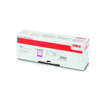 Oki C612 Toner Magenta 6000 oldalra Oki C612 Toner Magenta 6000 oldalra