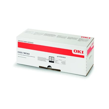 Oki C332/MC363 Toner Black 1500 oldalra Oki C332/MC363 Toner Black 1500 oldalra