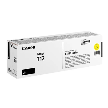Canon T12 Toner Yellow 5.300 oldal kapacitás Canon T12 Toner Yellow 5.300 oldal kapacitás