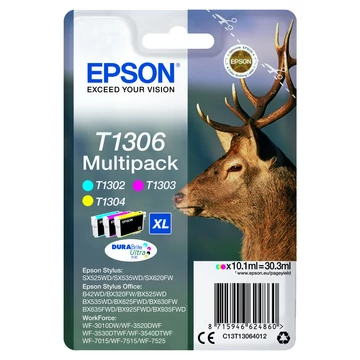 Epson T1306 Tintapatron Multipack 30,3ml Epson T1306 Tintapatron Multipack 30,3ml