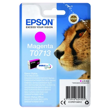 Epson T0713 Tintapatron Magenta 5,5ml Epson T0713 Tintapatron Magenta 5,5ml