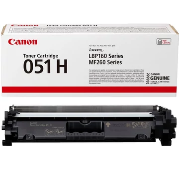 Canon CRG051H Toner Black 4.100 oldal kapacitás Canon CRG051H Toner Black 4.100 oldal kapacitás