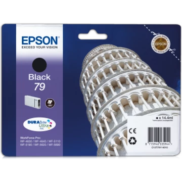 Epson T7911 Tintapatron Black 14,4ml No.79 Epson T7911 Tintapatron Black 14,4ml No.79