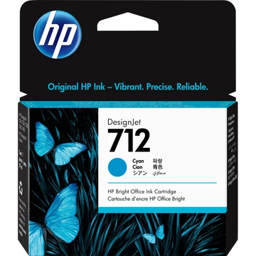 HP 3ED67A Patron Cy 29ml No.712 (Eredeti) HP 3ED67A Patron Cy 29ml No.712 (Eredeti)
