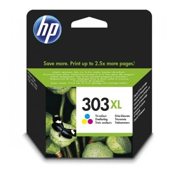 HP T6N03AE Tintapatron Color 415 oldal kapacitás No.303XL HP T6N03AE Tintapatron Color 415 oldal kapacitás No.303XL