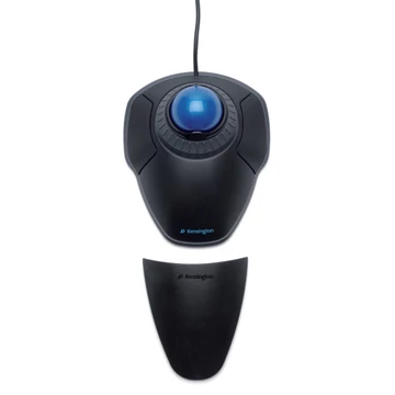 Kensington Orbit trackball egér görgető gyűrűvel, fekete-kék Kensington Orbit trackball egér görgető gyűrűvel, fekete-kék