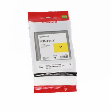 Canon PFI-120 Cartridge Yellow 130ml Canon PFI-120 Cartridge Yellow 130ml