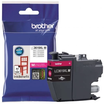 Brother LC3619XLM Tintapatron Magenta 16,5 ml 1.500 oldal kapacitás Brother LC3619XLM Tintapatron Magenta 16,5 ml 1.500 oldal kapacitás