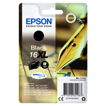 Epson T1631 Tintapatron Black 12,9ml No.16XL Epson T1631 Tintapatron Black 12,9ml No.16XL