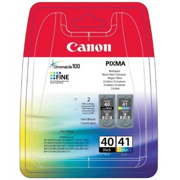 Canon PG-40 + CL-41 Tintapatron Multipack 1x25 ml + 1x19 ml Canon PG-40 + CL-41 Tintapatron Multipack 1x25 ml + 1x19 ml