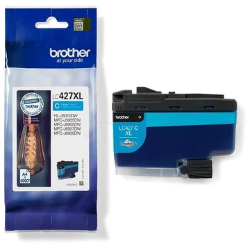 Brother LC427XLC Tintapatron Cyan 5.000 oldal kapacitás Brother LC427XLC Tintapatron Cyan 5.000 oldal kapacitás