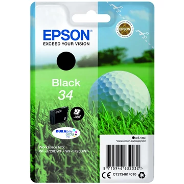 Epson T3461 Tintapatron Black 6,1ml No.34 Epson T3461 Tintapatron Black 6,1ml No.34