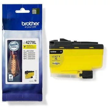 Brother LC427XLY Tintapatron Yellow 5.000 oldal kapacitás Brother LC427XLY Tintapatron Yellow 5.000 oldal kapacitás