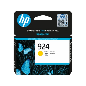 HP 4K0U5NE Tintapatron Yellow 400 oldal kapacitás No.924