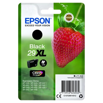 Epson T2991 Tintapatron Black 11,3ml No.29XL Epson T2991 Tintapatron Black 11,3ml No.29XL